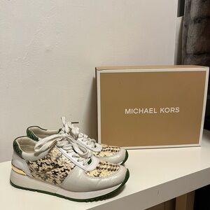 Michael Kors sneakers with a box